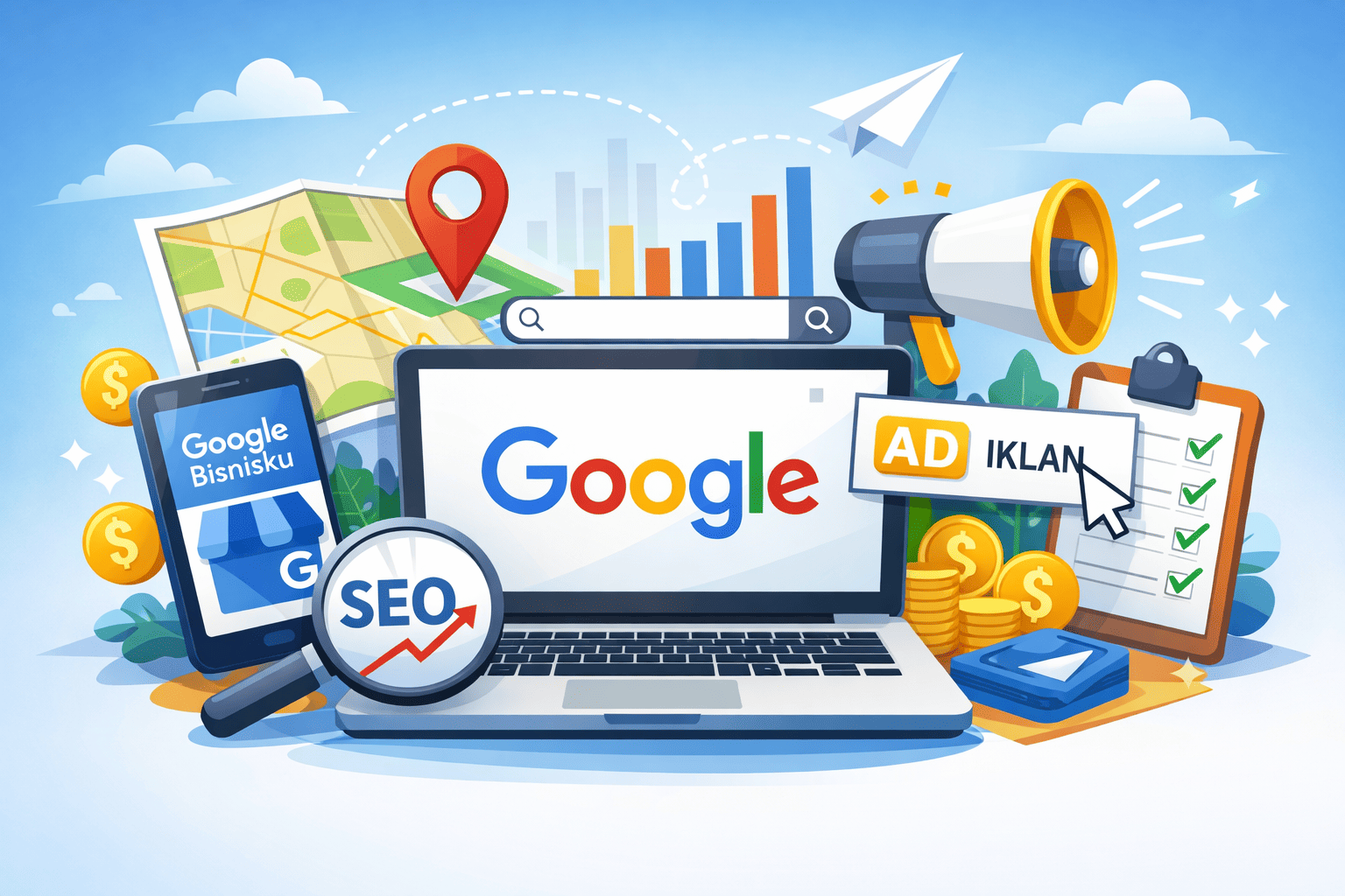 metode promosi jasa di Google