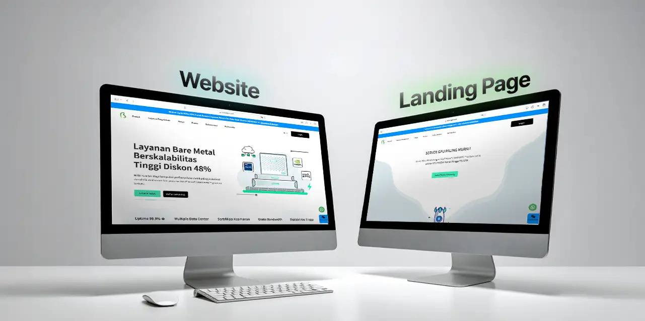 komponen penting biaya landing page