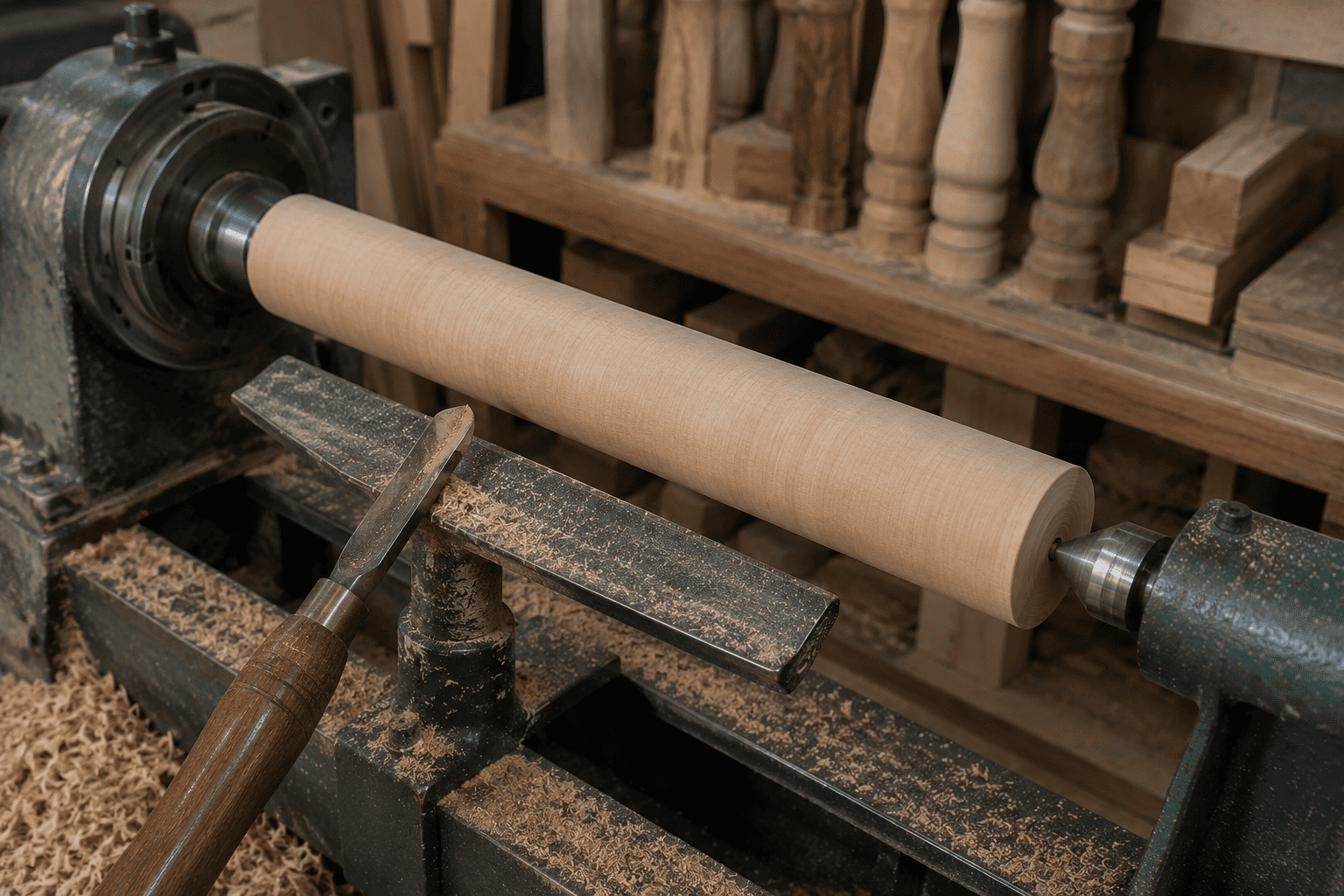 tips mengatasi kayu pecah saat dibubut