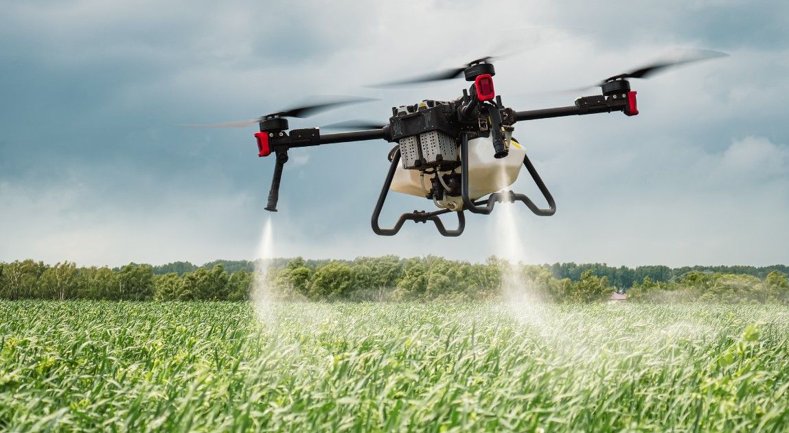 drone sprayer hemat pupuk