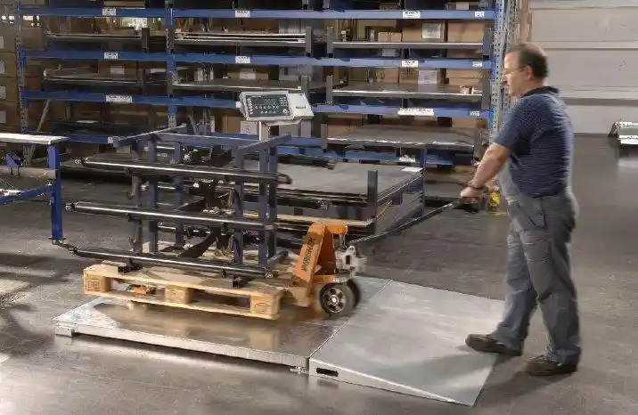 Floor scale pitless