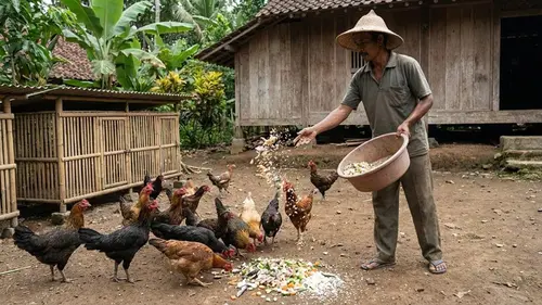 cara menghemat waktu memberi pakan