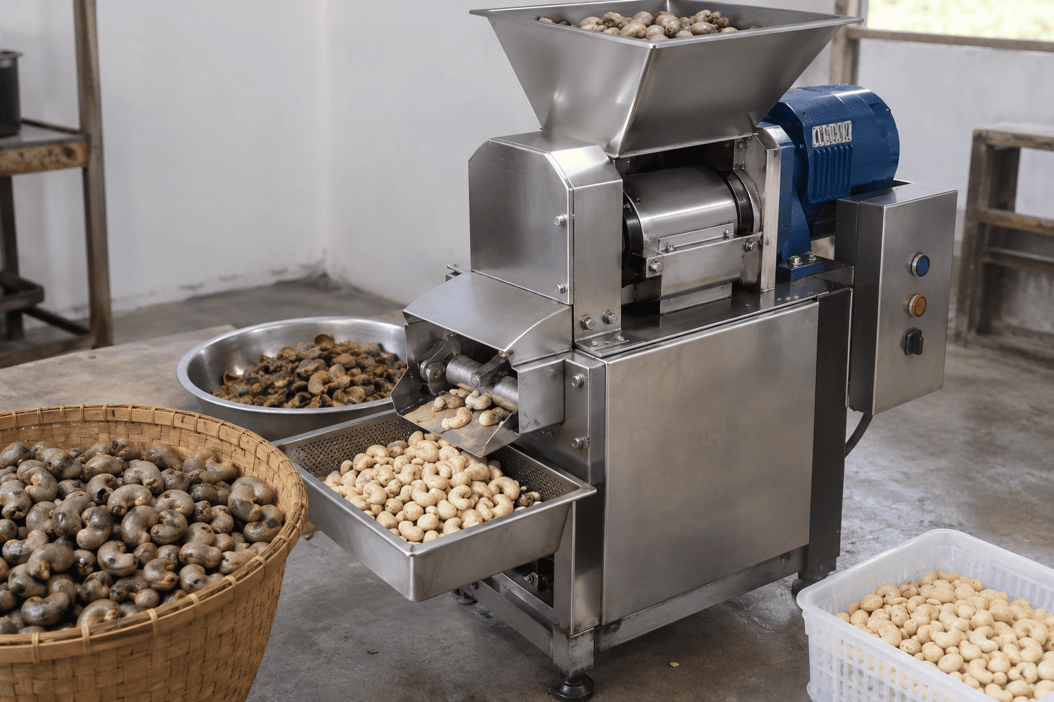 kacang mete setelah panen