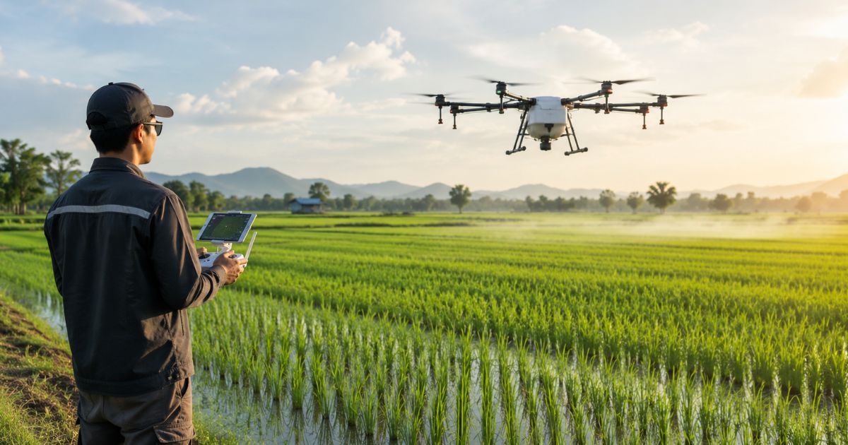 tanaman apa cocok pakai drone