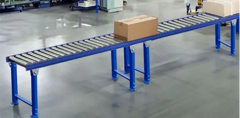 cara mengatur roller conveyor untuk pemindahan barang