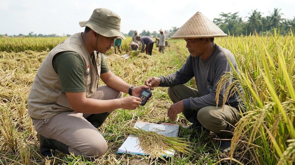waktu panen padi berdasarkan kadar air